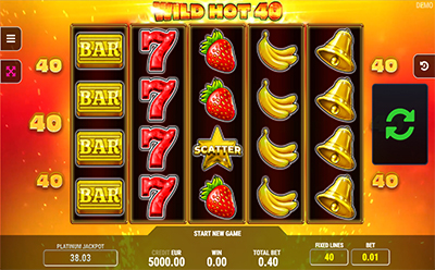 O caça-niqueis Wild Hot 40